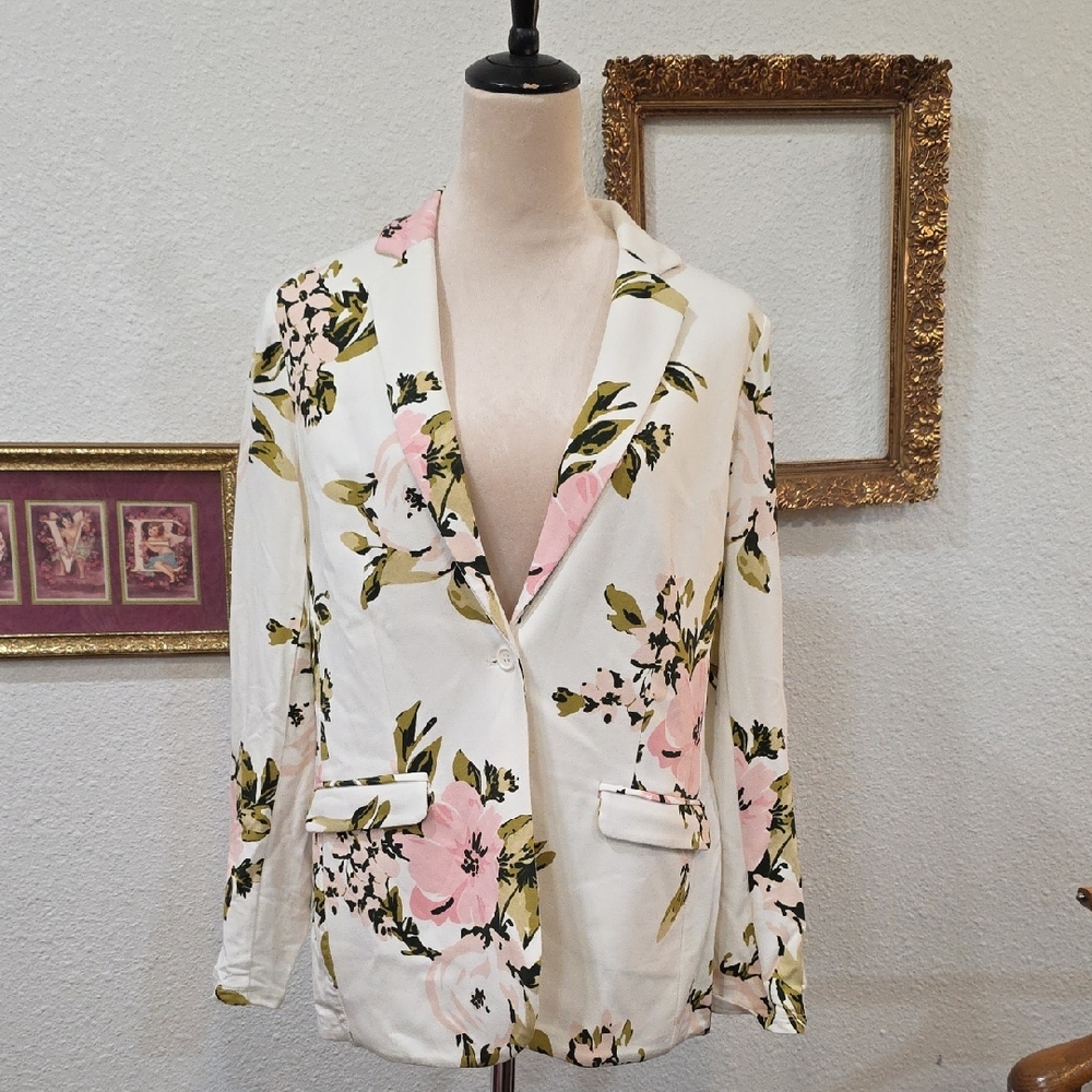 Philosophy Floral Blazer Jacket for Women